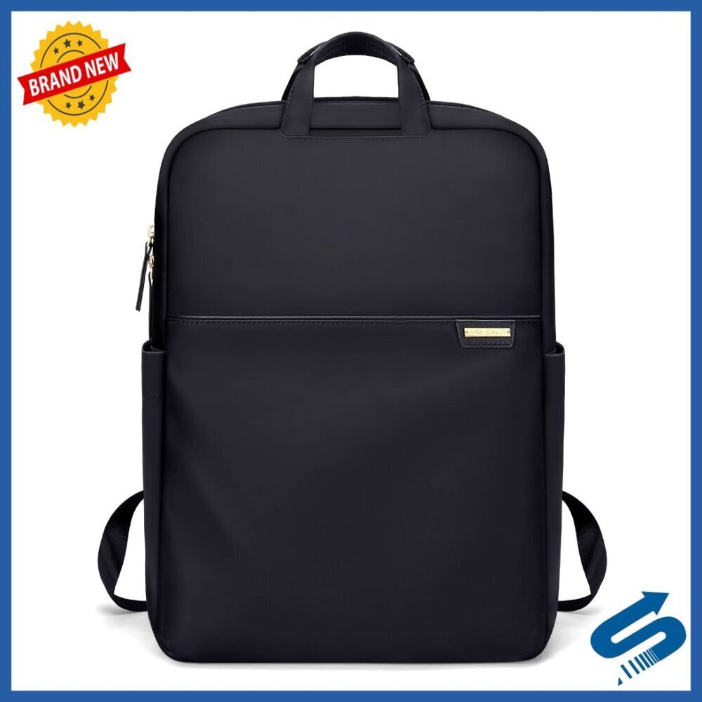 Slim Laptop Backpack Lightweight Business Commuter Bag Fits 17.3 Inch